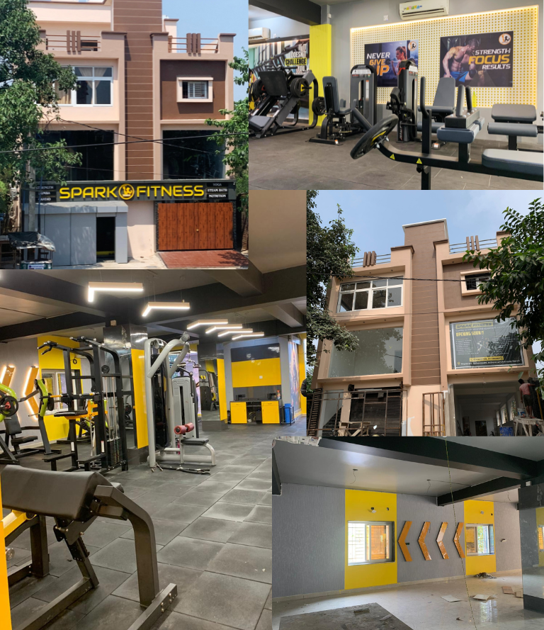 Commercial Gym Workout Floor