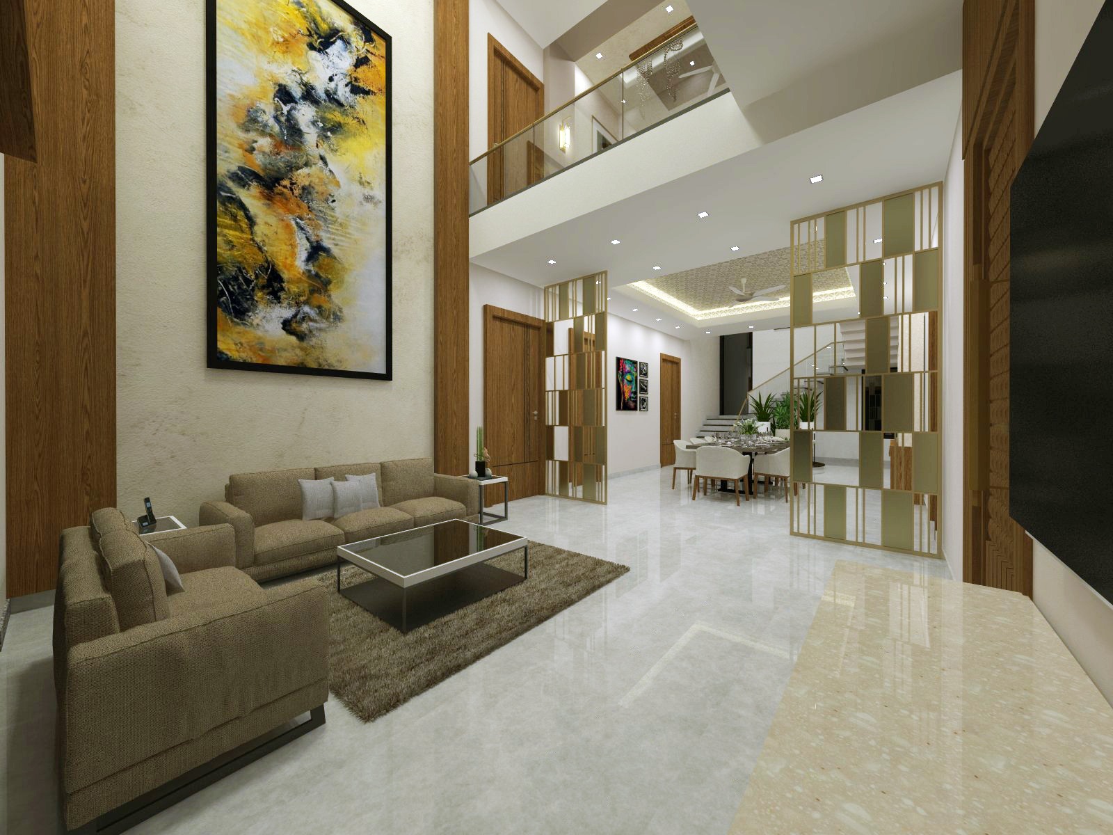 Chandrasekharpur Flat Study Room